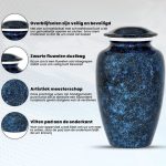 Luxe XXL As Urn Pure Blue - Afbeelding 4