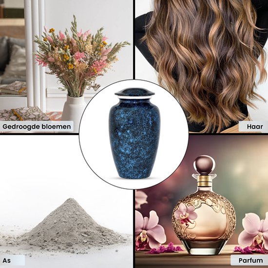 Luxe XXL As Urn Pure Blue - Afbeelding 2