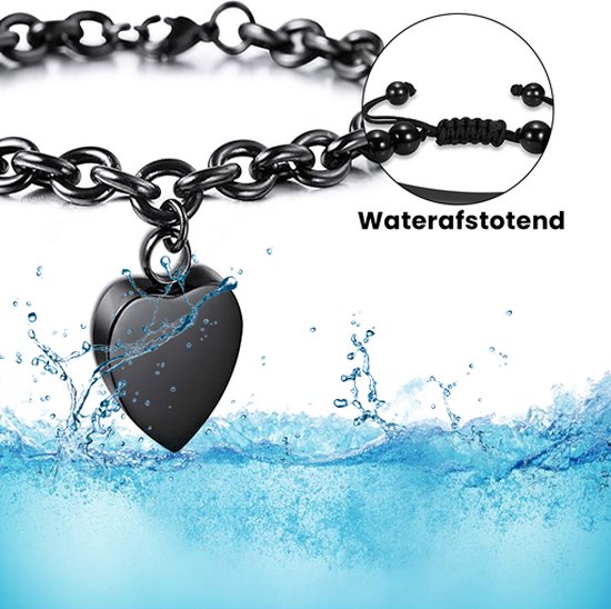 Luxe Armband Black Heart - Afbeelding 3