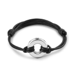 Luxury Armband Strong Silver Colored