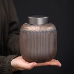 Luxe Begrafenis Urn Small Black - Afbeelding 4