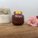 Luxe Natuursteen Urn Bruin - Afbeelding 2