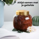 Luxe Natuursteen Urn Bruin - Afbeelding 4