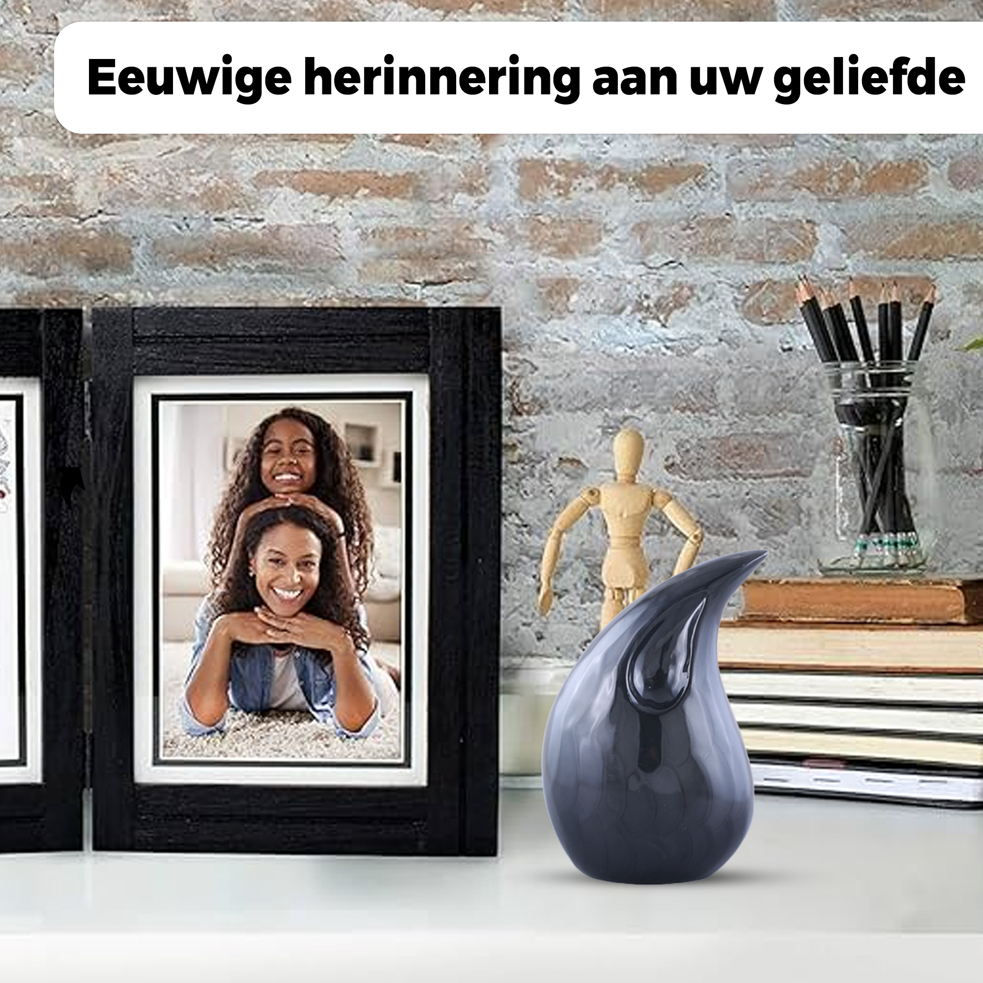 Teardrop Zwart - Afbeelding 5